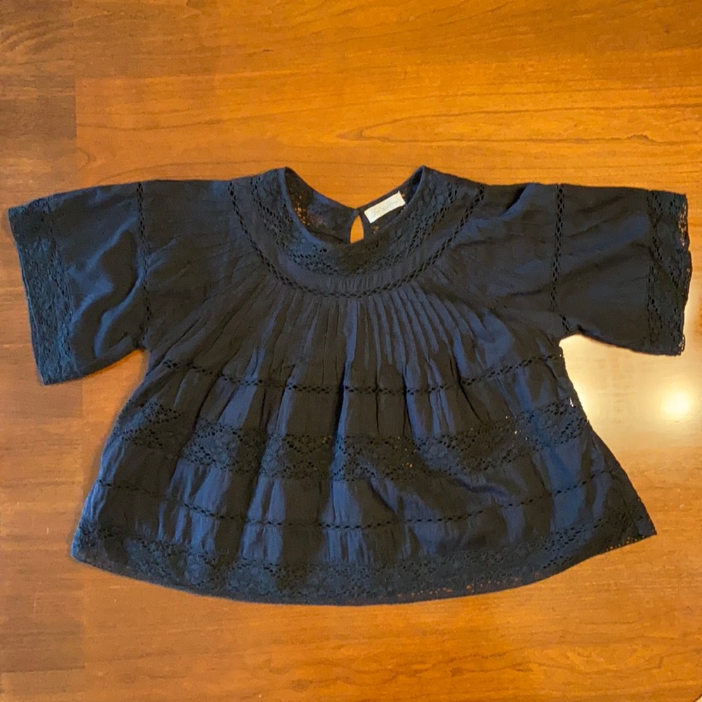 LoveShackFancy Embroidered Blouse